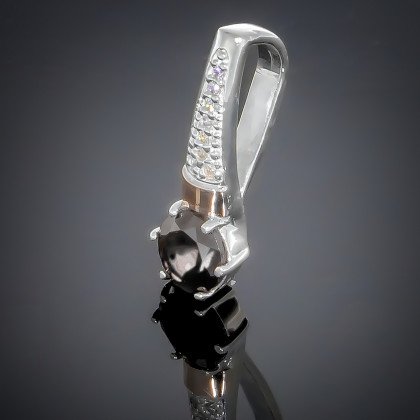 Підвіс 369 цирконій чорний Rh Timofeev