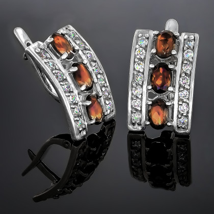 Сережки 43 раухтопаз Timofeev