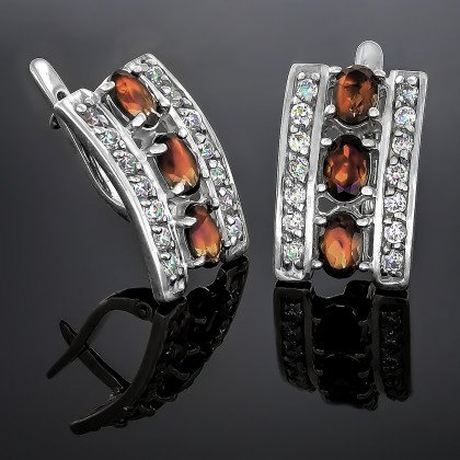 Сережки 43 раухтопаз Timofeev