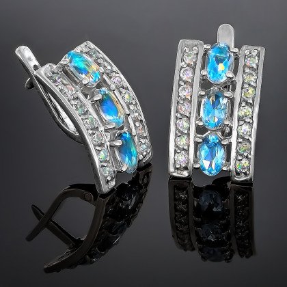 Сережки 43 топаз Timofeev