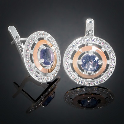 Сережки 182 альпініт містік Rh Timofeev