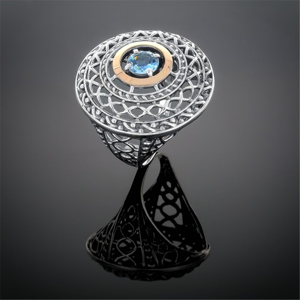 Перстень 352 топаз Timofeev