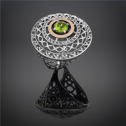 Перстень 352 хризоліт Timofeev