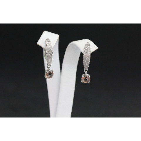 Сережки 925 султаніт Rh Timofeev