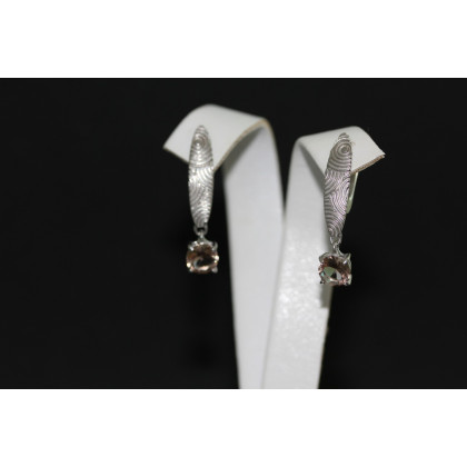 Сережки 925 султаніт Rh Timofeev 2