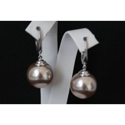 Сережки 862 майорика золота Rh Timofeev