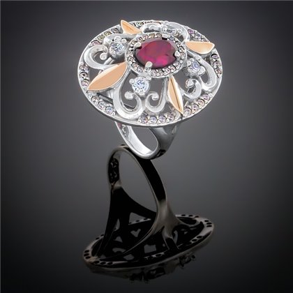 Перстень 366 гранат Timofeev