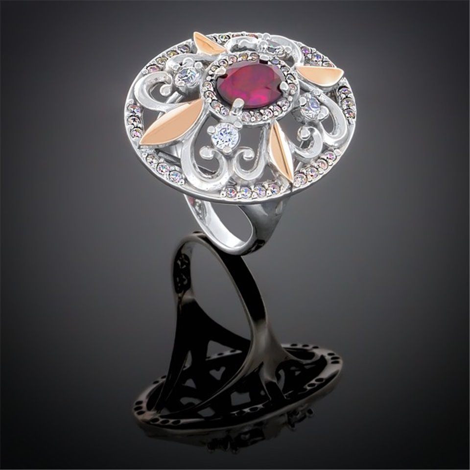 Перстень 366 гранат Timofeev