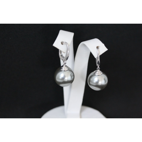 Сережки 862 майорика срібна Rh Timofeev