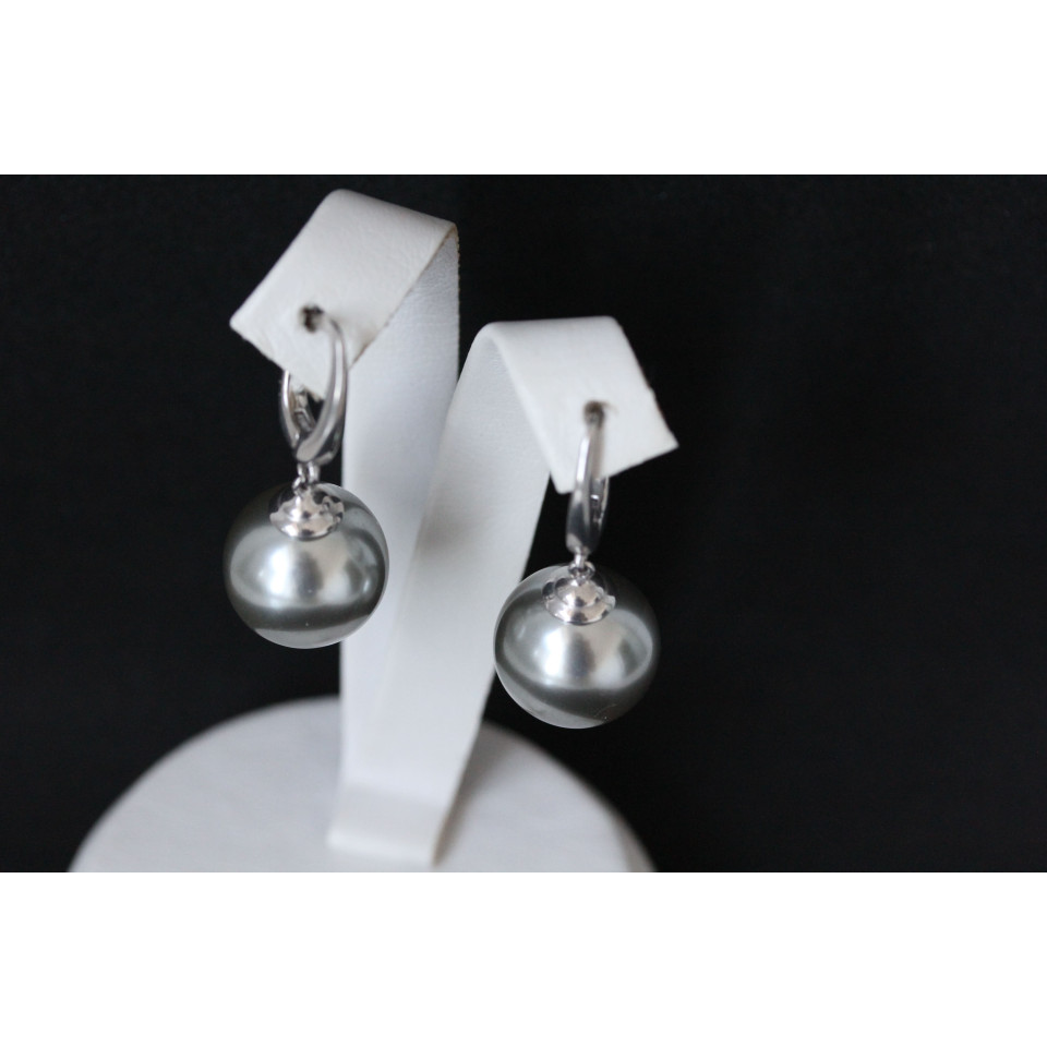 Сережки 862 майорика срібна Rh Timofeev