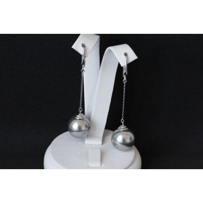 Сережки 862(2) майорика срібна Rh Timofeev