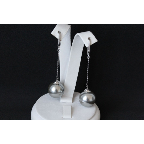 Сережки 862(2) майорика срібна Rh Timofeev