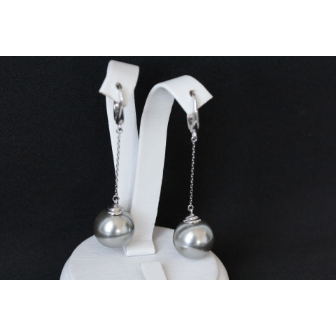 Сережки 862(2) майорика срібна Rh Timofeev