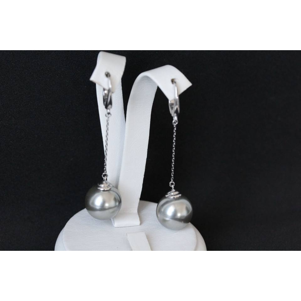 Сережки 862(2) майорика срібна Rh Timofeev