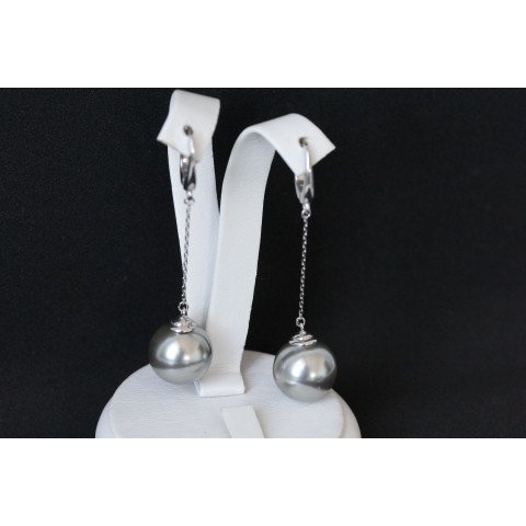 Сережки 862(2) майорика срібна Rh Timofeev