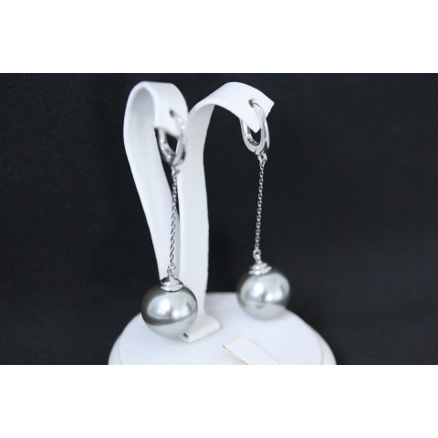 Сережки 862(2) майорика срібна Rh Timofeev