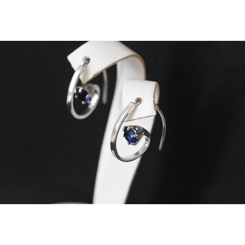 Сережки 660(2) альпініт синій Rh Timofeev