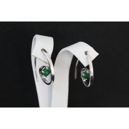 Сережки 660(2) альпініт зелений Rh Timofeev 2