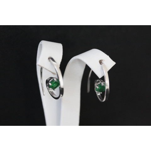 Сережки 660(2) альпініт зелений Rh Timofeev