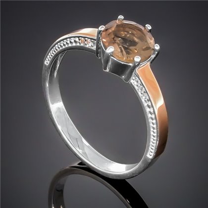 Перстень 370 раухтопаз Rh Timofeev