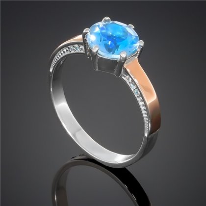 Перстень 370 топаз Rh Timofeev