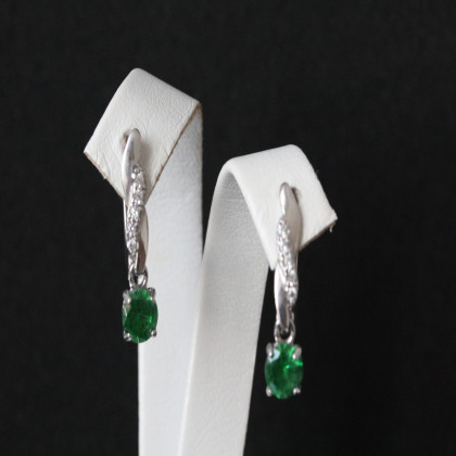 Сережки 655 альпініт зелений Rh Timofeev