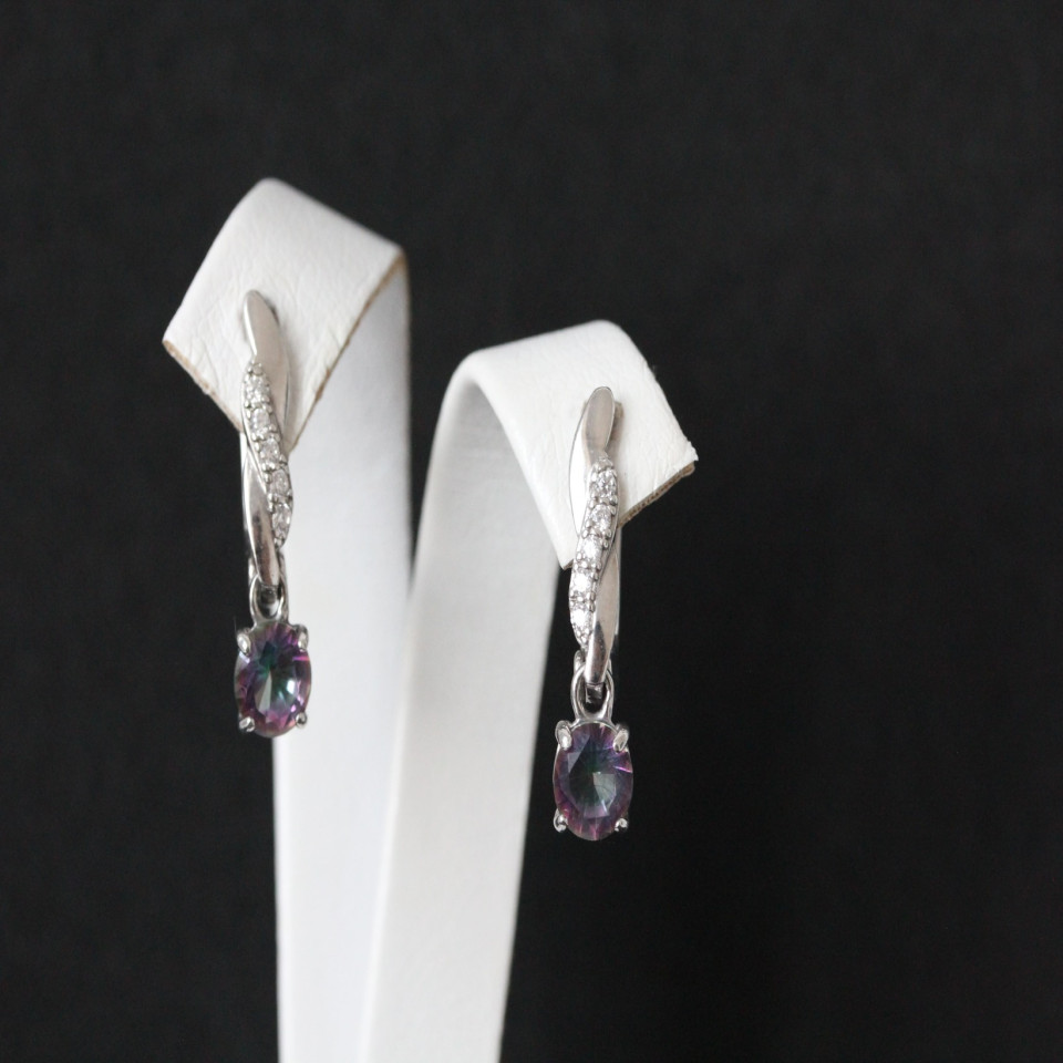 Сережки 655 альпініт містік Rh Timofeev