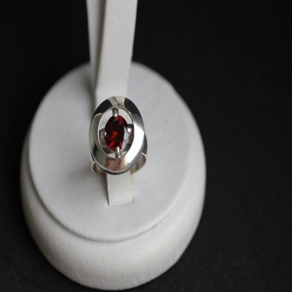Перстень 644 альпініт гранат Rh Timofeev
