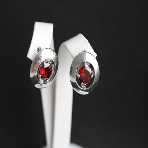 Сережки 644 альпініт гранат Rh Timofeev