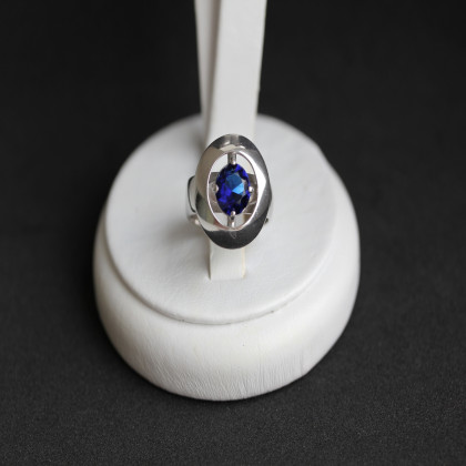 Перстень 644 альпініт синій Rh Timofeev