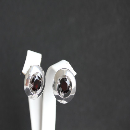 Сережки 644 гранат Rh Timofeev 2