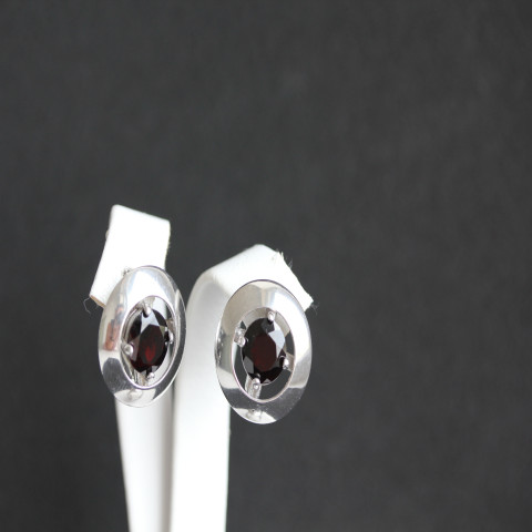 Сережки 644 гранат Rh Timofeev