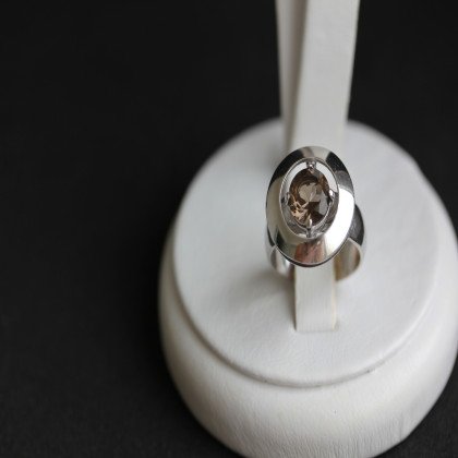 Перстень 644 раухтопаз Rh Timofeev