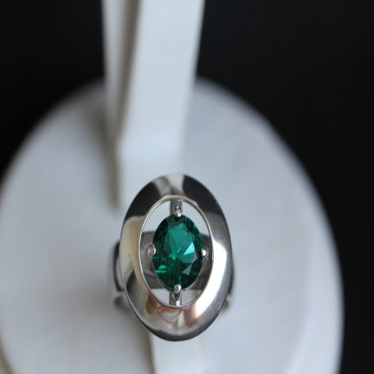 Перстень 644 альпініт смарагд Rh Timofeev