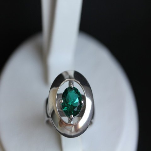 Перстень 644 альпініт смарагд Rh Timofeev