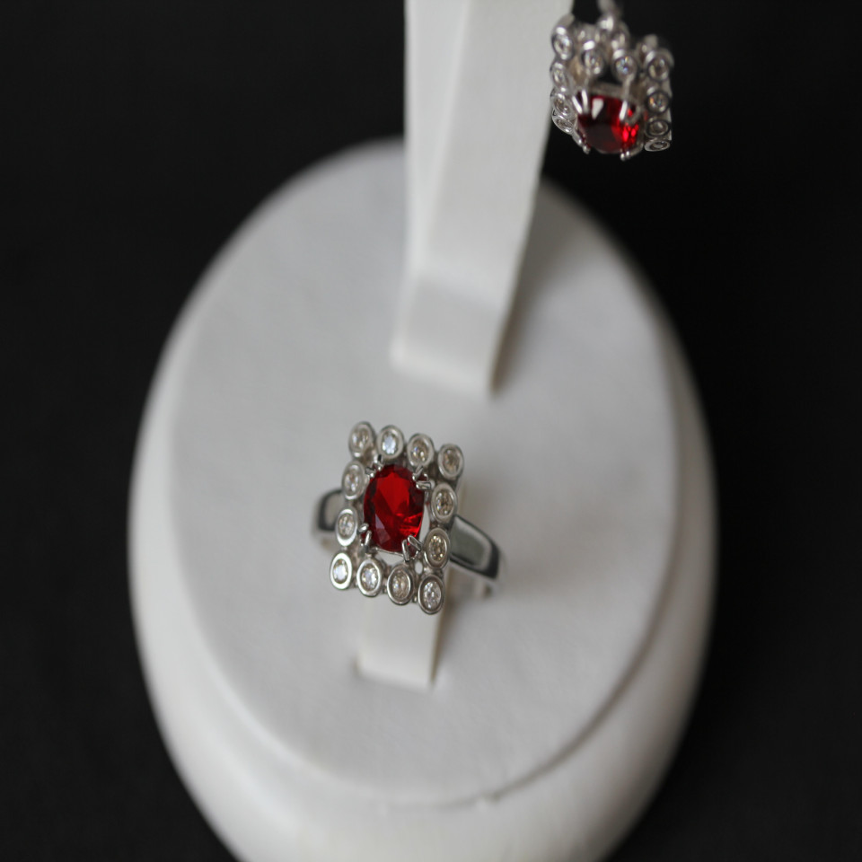 Перстень 646(2) альпініт клюква Rh Timofeev