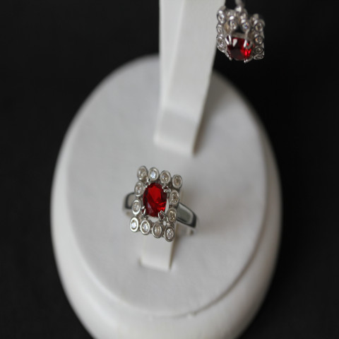 Перстень 646(2) альпініт клюква Rh Timofeev