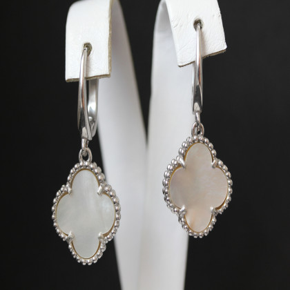 Сережки 616(2) перламутр Rh Timofeev 2