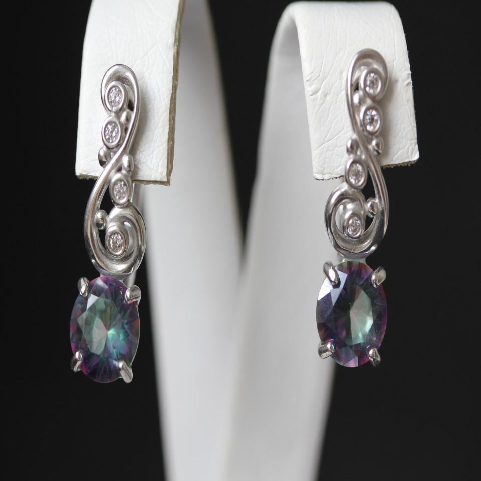 Сережки 560 альпініт містік Rh Timofeev