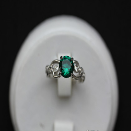 Перстень 560 альпініт смарагд Rh Timofeev 2