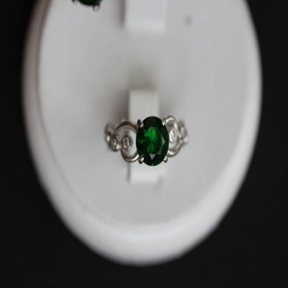 Перстень 560 альпініт зелений Rh Timofeev 2