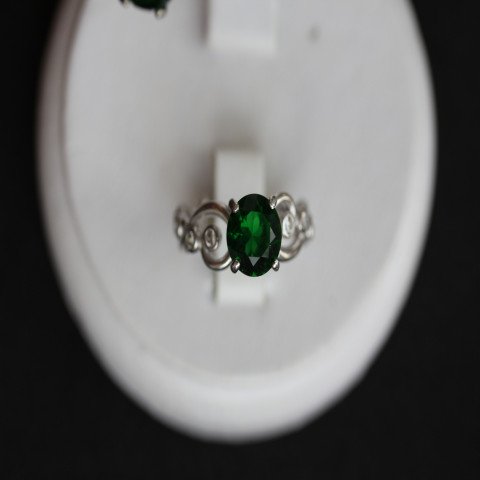 Перстень 560 альпініт зелений Rh Timofeev