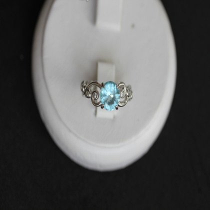Перстень 560 альпініт блакитний Rh Timofeev 2