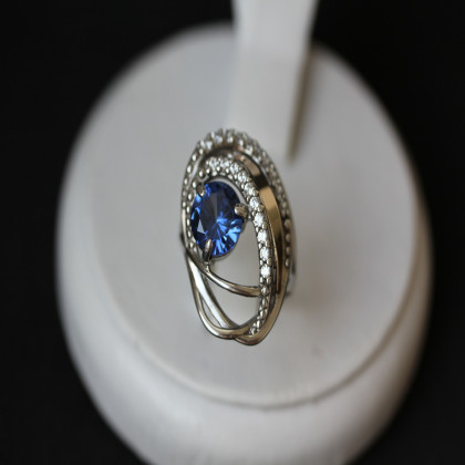 Перстень 402 альпініт монтана Rh Timofeev