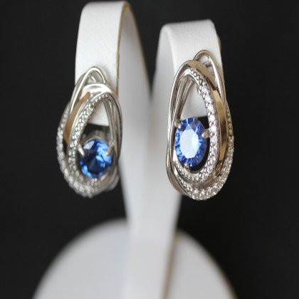 Сережки 402 альпініт монтана Rh Timofeev 2