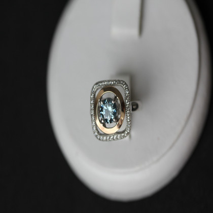 Перстень 403 альпініт монтана Rh Timofeev