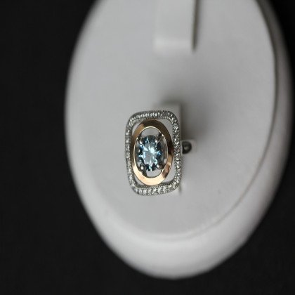 Перстень 403 альпініт монтана Rh Timofeev