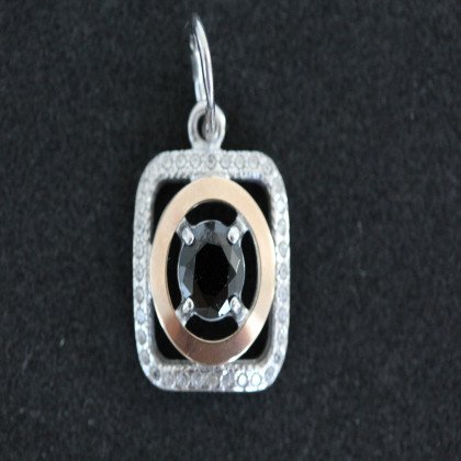 Підвіс 403 цирконій чорний Rh Timofeev