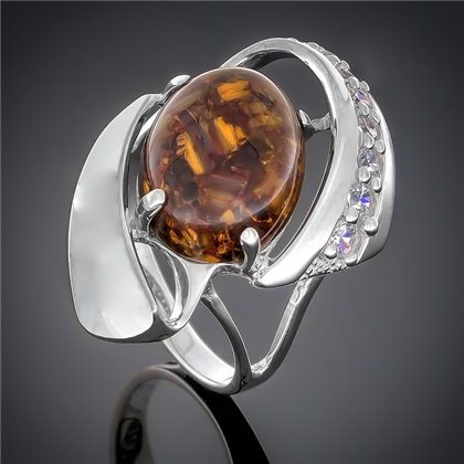 Перстень 32 яшма імітація Rh Timofeev