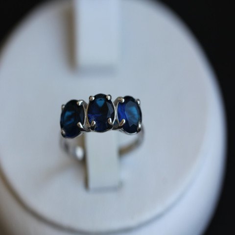 Перстень 407 альпініт синій Rh Timofeev